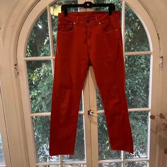 Levi's burnt orange jeans 31W - Picture 1 of 3